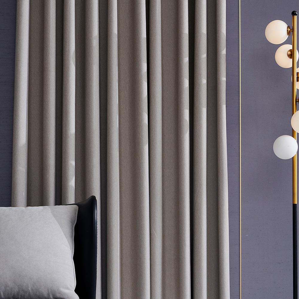 Anyhouz Curtains 100cm Yale Blue Premium Plain Design Window Drape Curtains for Beedroom Living Room-Curtains & Drapes-PEROZ Accessories