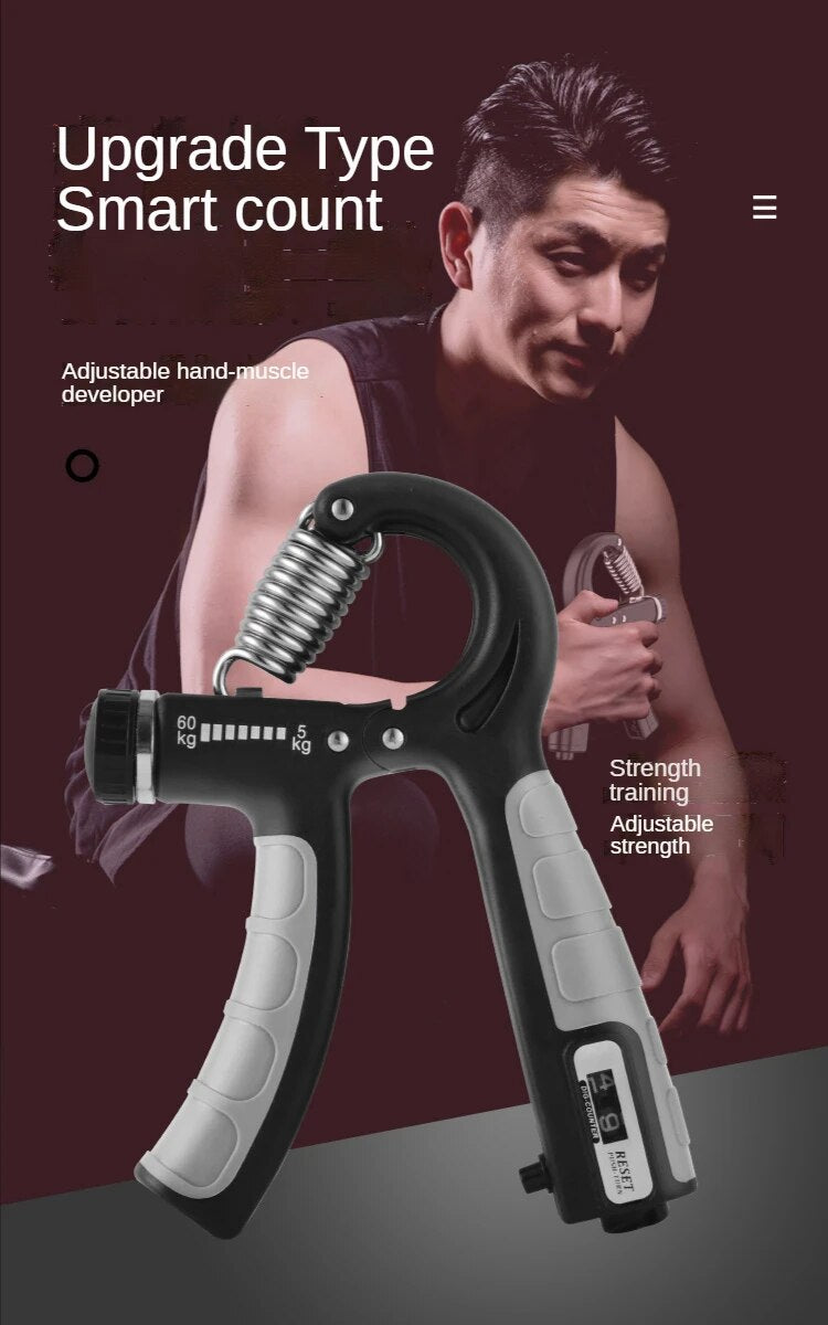 Anyfit Hand Grip Blue 5-60 Kg Adjustable Heavy Gripper Fitness Hand Exerciser Fatgrip-Exercise & Fitness-PEROZ Accessories