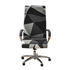 Anyhouz Office Chair Cover Black White Geometric Pattern Medium Non-Slip Rotating Seat Case Universal Armrest Chair Protector-Chair Cover-PEROZ Accessories