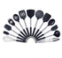 Anygleam Kitchen Utensils Non-stick Black/ Silver 13 Set Cooking Tool Accessories Heat Resistant Kitchenware-Spatula and Shovel-PEROZ Accessories