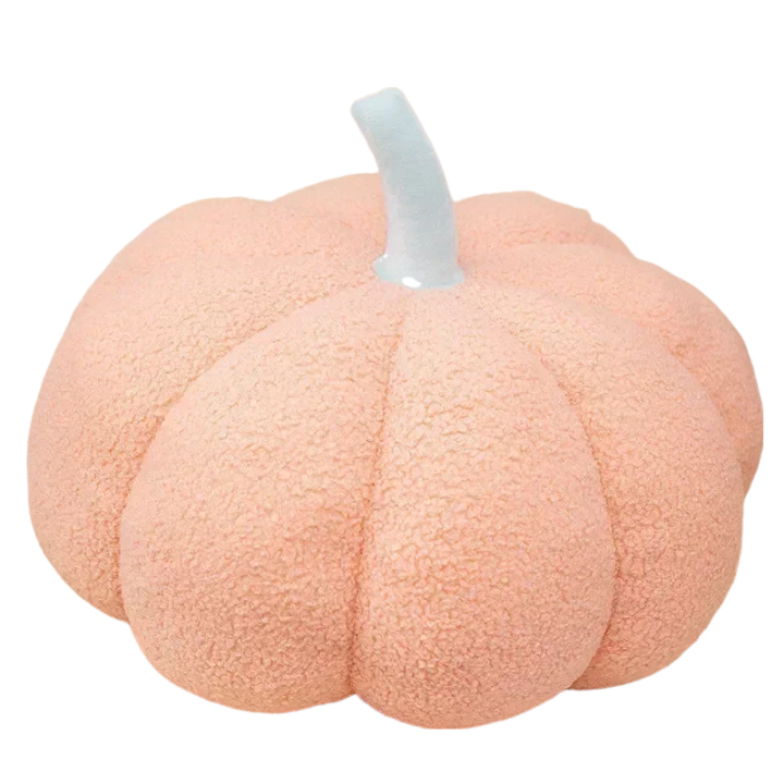 Anyhouz Throw Pillows Pink Lamb Fleece Pumpkin Plush Toys for Home Decor Throw Pillow Living Room Bedroom 35cm-Sleeping Pillow-PEROZ Accessories