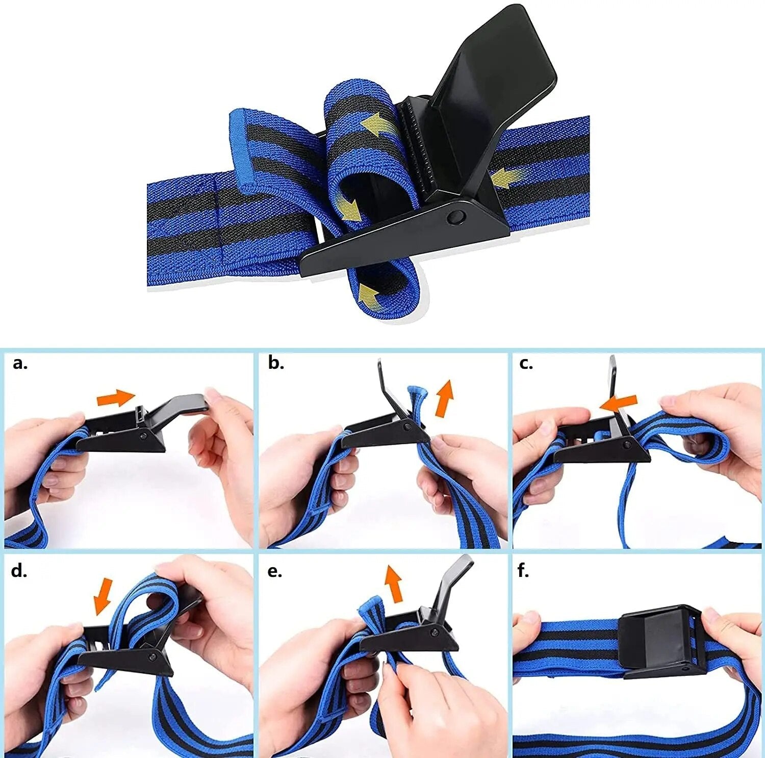 Anyfit Resistance Band Blue Set Fitness Bands Weight Bodybuilding Arm Leg Wraps Fast Muscle Growth Gym Equipment-Exercise & Fitness-PEROZ Accessories