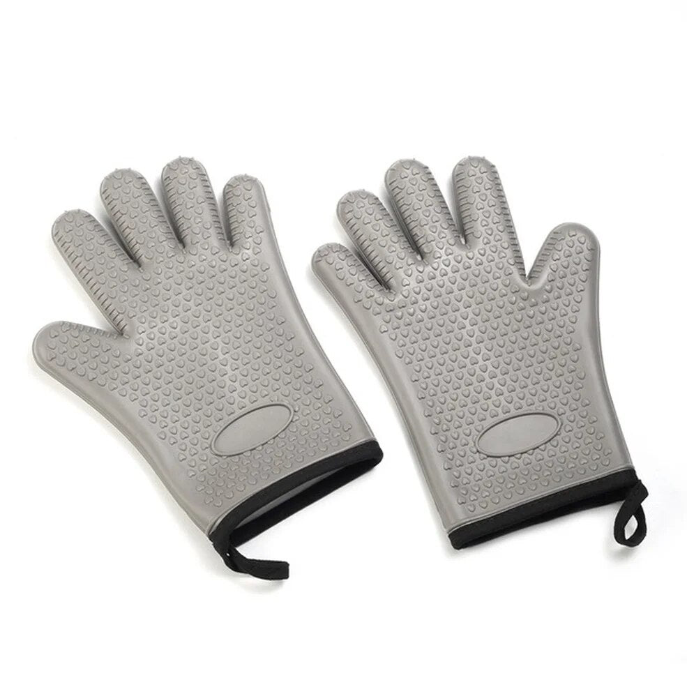 Anygleam Insulation Gloves Silicone Kitchen Accessories with Inner Cotton Heat Resistant Tool Kit Kitchenware for Cooking and Baking-PEROZ Accessories