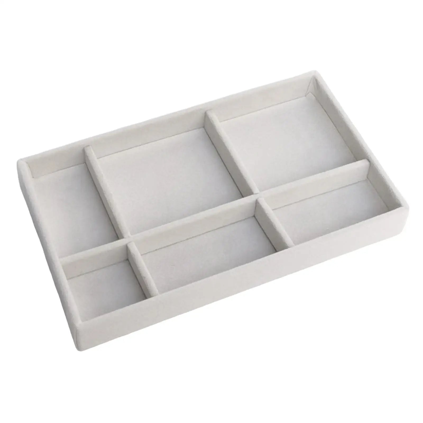 Anyhouz Jewelry Storage Grey Design D Display Tray Drawer Storage Jewellery Holder For Ring Earrings Necklace Bracelet-Jewellery Holders & Organisers-PEROZ Accessories