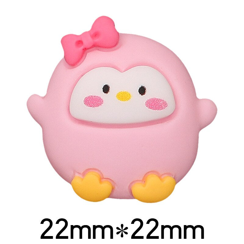 Anykidz 7pcs Standing Little Animal Accessories Jeans Clogs Pendant Pin Designer Ornament Jibbitz for Crocs-Shoe Charms-PEROZ Accessories