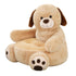 Anykidz Sofa Dog Skin/ Cover Only No Filling Inside Animal Shape Stuffed Soft Sofa Seat Cushion Room Decor for Kids-Kids Sofa-PEROZ Accessories