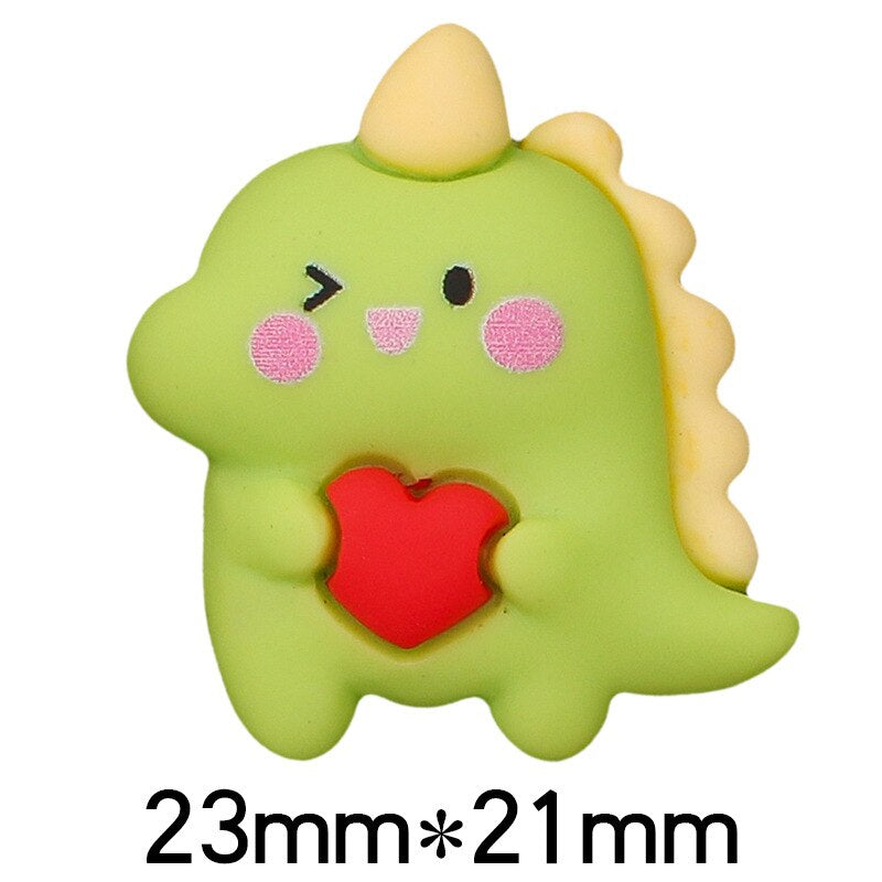Anykidz 7pcs Standing Little Animal Accessories Jeans Clogs Pendant Pin Designer Ornament Jibbitz for Crocs-Shoe Charms-PEROZ Accessories