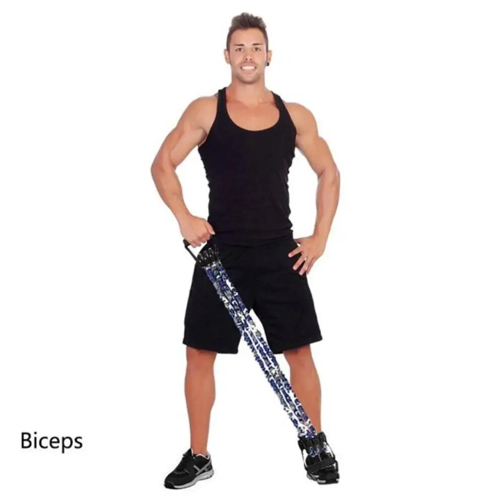 Anyfit Push Up Resistance Band Camouflage Green Bench Press Removable Chest Muscle Builder Arm Expander Home Workout Equipment-Exercise & Fitness-PEROZ Accessories