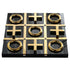 Anyhouz Tic-Tac-Toe XO Board Gold and Black Tabletop Home Decor Modern Art Living Room Display House Decorative Crafts Metal Ornaments-Ornaments-PEROZ Accessories