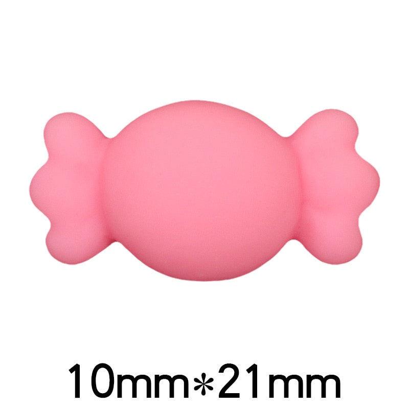 Anykidz 10pcs Candy Design Shoe Charm Accessories Jeans Clogs Pendant Pin Designer Ornament Jibbitz for Crocs-Shoe Charms-PEROZ Accessories