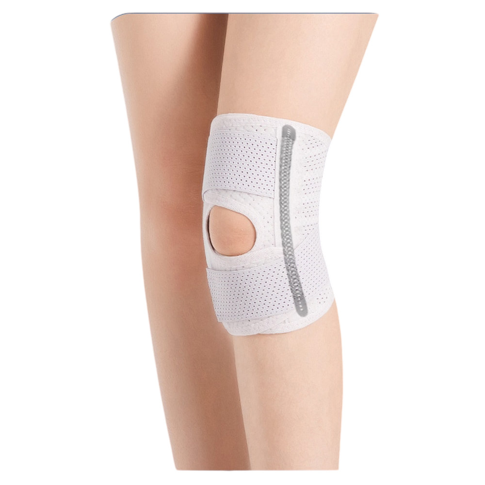 Anyfit 1PC Sports Kneepad 33-41cm Black Elastic Fitness Gear Knee Cushioning Padding Equipment Left Brace Protector-Exercise & Fitness-PEROZ Accessories