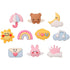 Anykidz 10pcs Weather Design Shoe Charm Accessories Jeans Clogs Pendant Pin Designer Ornament Jibbitz for Crocs-Shoe Charms-PEROZ Accessories