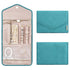 Anyhouz Jewelry Storage Foldable Case Blue Small Portable for Journey Earrings Rings Diamond s Brooches Storage Bag-Jewellery Holders & Organisers-PEROZ Accessories