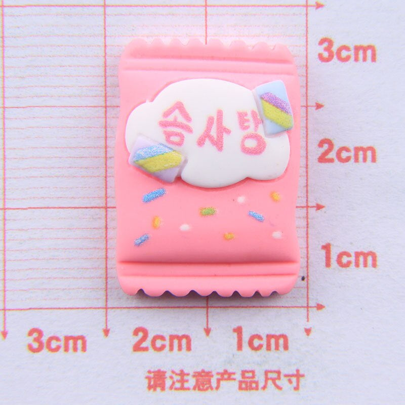 Anykidz 6pcs Cookies & Candy Bag Design Shoe Charm Accessories Jeans Clogs Pendant Pin Designer Ornament Jibbitz for Crocs-Shoe Charms-PEROZ Accessories