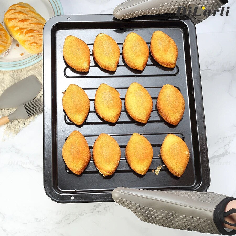 Anygleam Insulation Gloves 2pc Silicone Kitchen Accessories with Inner Cotton Heat Resistant Tool Kit Kitchenware for Cooking and Baking-PEROZ Accessories