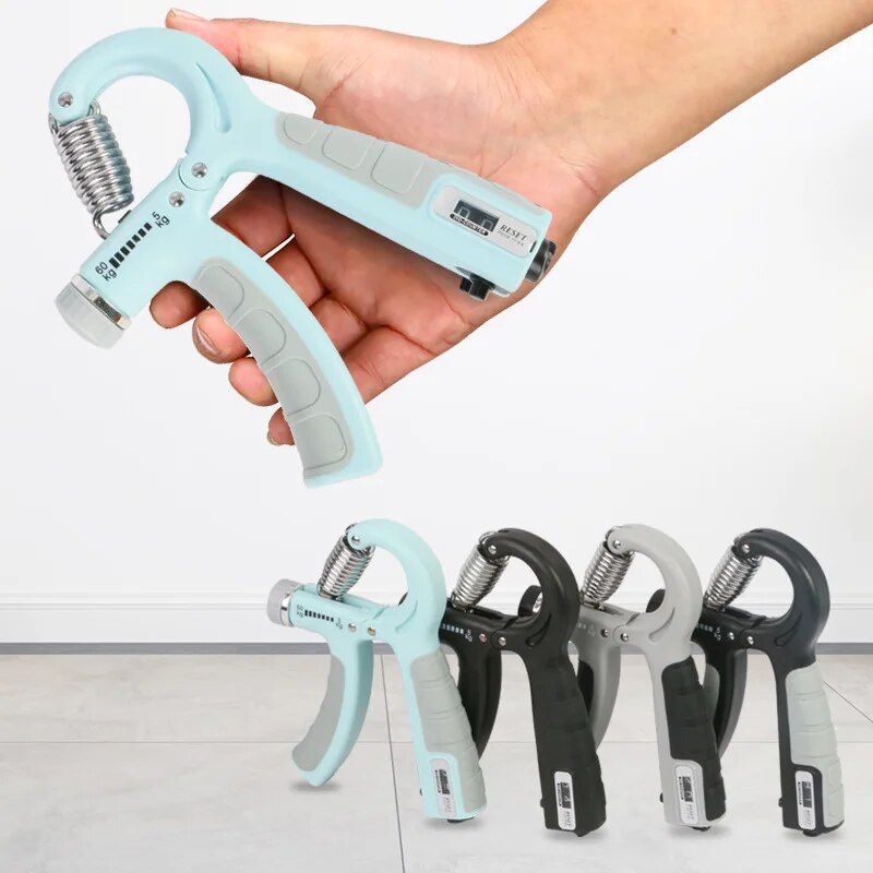 Anyfit Hand Grip Blue 5-60 Kg Adjustable Heavy Gripper Fitness Hand Exerciser Fatgrip-Exercise & Fitness-PEROZ Accessories