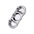 Anygleam Silver Stainless Steel 3 Grid Seasoning Sauce Dish Plates Dipping Kitchenware-Kitchen & Dining-PEROZ Accessories
