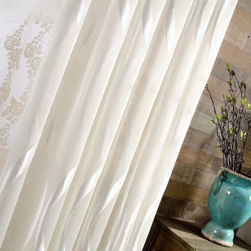 Anyhouz 300cm Curtains Brown Modern Luxury Retro Style Texture for Living Room Bedroom Dining Fashion Decor-Curtains & Drapes-PEROZ Accessories