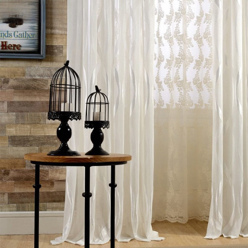Anyhouz 300cm Curtains Brown Modern Luxury Retro Style Texture for Living Room Bedroom Dining Fashion Decor-Curtains & Drapes-PEROZ Accessories