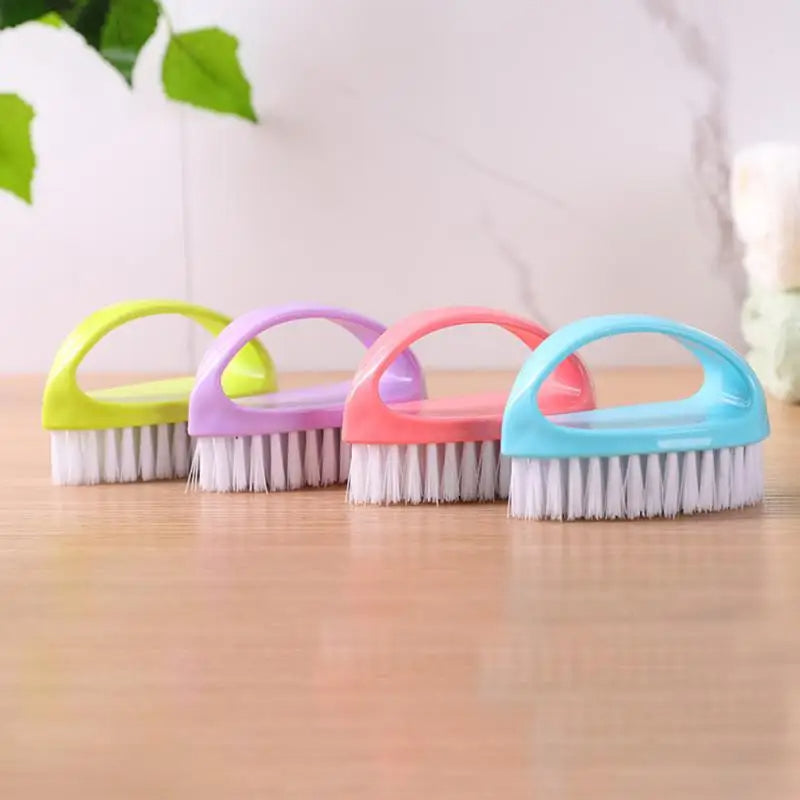 Anyhouz Laundry Brush Purple Multi-Functional Cleaning Washing Flexible Scrub for Bathroom or Kitchen-Bathroom and Toilet Accessories-PEROZ Accessories