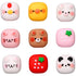 Anykidz 9pcs Square Animal Head Design Shoe Charm Accessories Jeans Clogs Pendant Pin Designer Ornament Jibbitz for Crocs-Shoe Charms-PEROZ Accessories