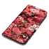 Anymob Samsung Case Red Roses Painted Magnetic Flip Leather Card slot Wallet Book Style Cover-Mobile Phone Cases-PEROZ Accessories