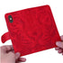 Anymob Samsung Case Red 3D Tiger Embossing Magnetic Flip Leather Card Slot Wallet Book Style Cover-Mobile Phone Cases-PEROZ Accessories