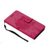 Anymob Samsung Dark Pink Tree Cat Leather Flip Case Wallet Phone Cover Protection-Mobile Phone Cases-PEROZ Accessories