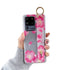 Anymob Samsung Cherry Flower Soft Silicon Wrist Strap Case Bag Shell Cover-Mobile Phone Cases-PEROZ Accessories