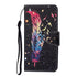 Anymob Samsung Colorful Feather Pattern Phone Case Magnetic Flip Leather Wallet Painted Cover-Mobile Phone Cases-PEROZ Accessories