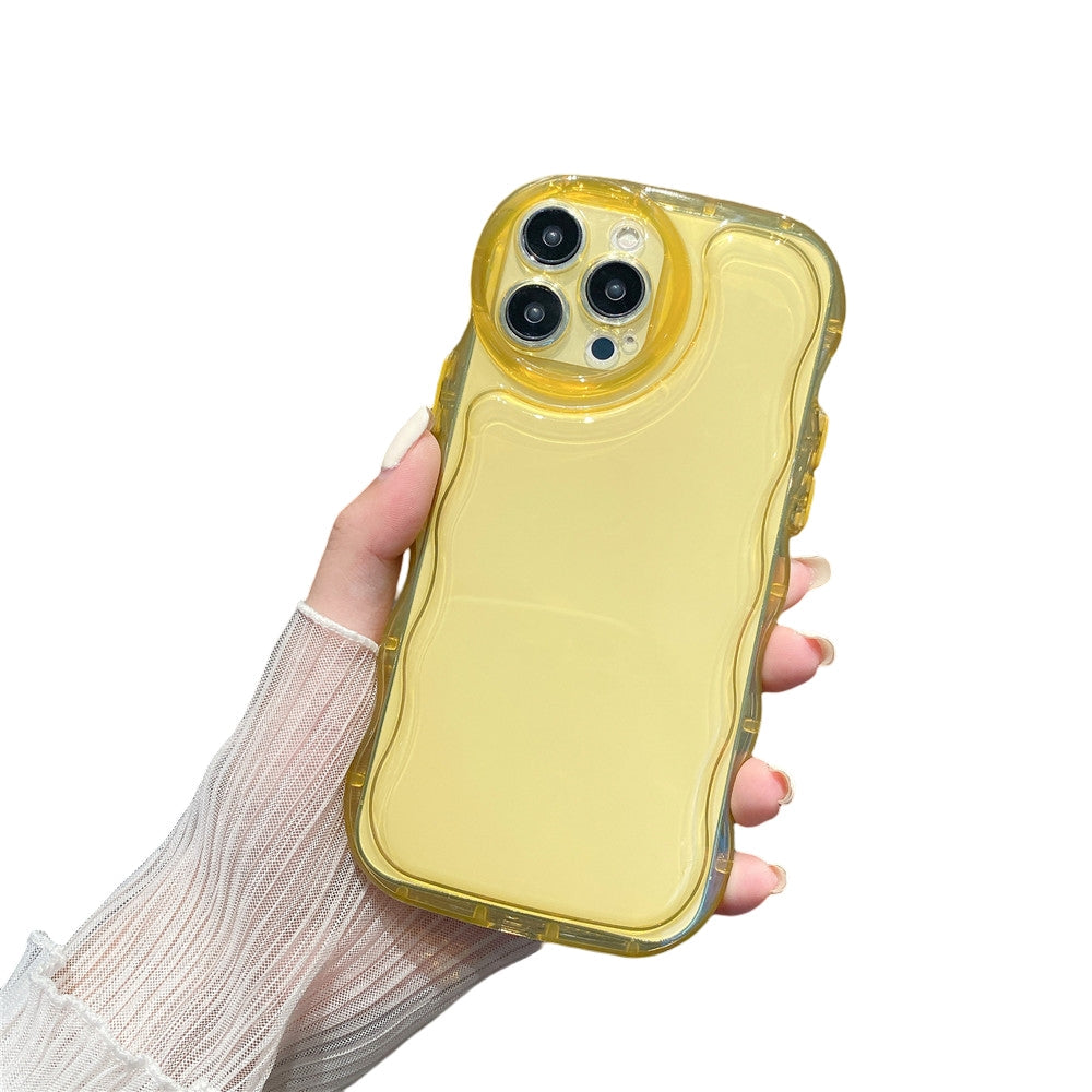 Anymob iPhone Case Yellow Transparent Shockproof Bumper Clear Cover-Mobile Phone Cases-PEROZ Accessories