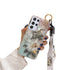 Anymob Samsung Magnolia Flowers Soft Silicone Case Neck Lanyard Wristband Holder Cover-Mobile Phone Cases-PEROZ Accessories