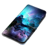 Anymob Samsung Case Sky Blue Painted Magnetic Flip Leather Card slot Wallet Book Style Cover-Mobile Phone Cases-PEROZ Accessories