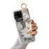 Anymob Samsung White Magnolia Soft Silicon Wrist Strap Case Bag Shell Cover-Mobile Phone Cases-PEROZ Accessories