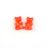 Anykidz 10pcs Red Glitter Bear Shoe Charm Accessories Jeans Clogs Pendants Designer Ornament Jibbitz for Crocs-Shoe Charms-PEROZ Accessories