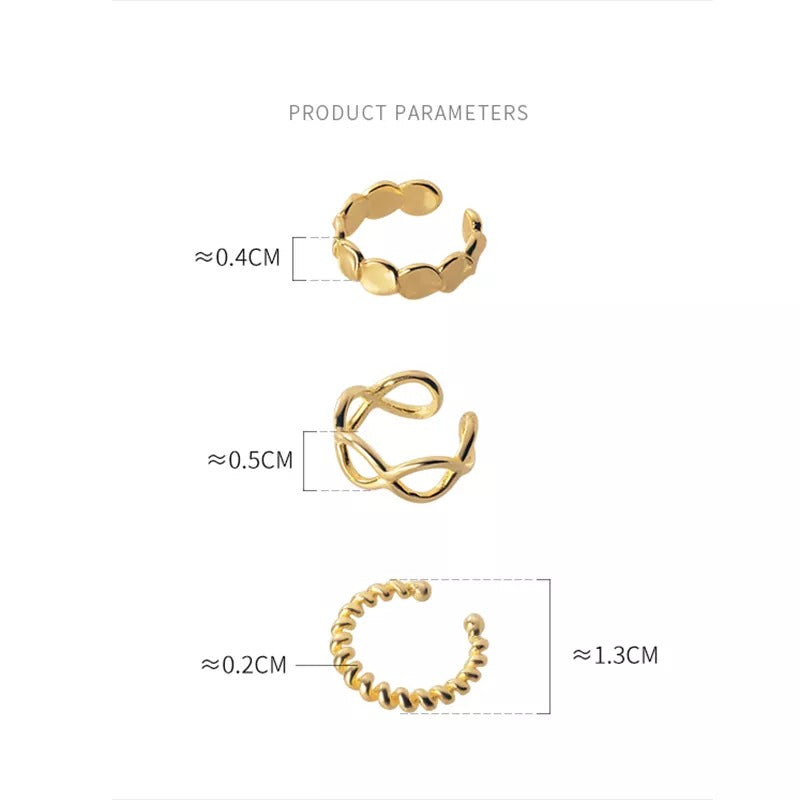 Anyco Fashion Earrings Spring Gold 925 Sterling Luxury Zircon Simple Pendant Charm Stud for Women Jewelry Accessories-Earrings-PEROZ Accessories