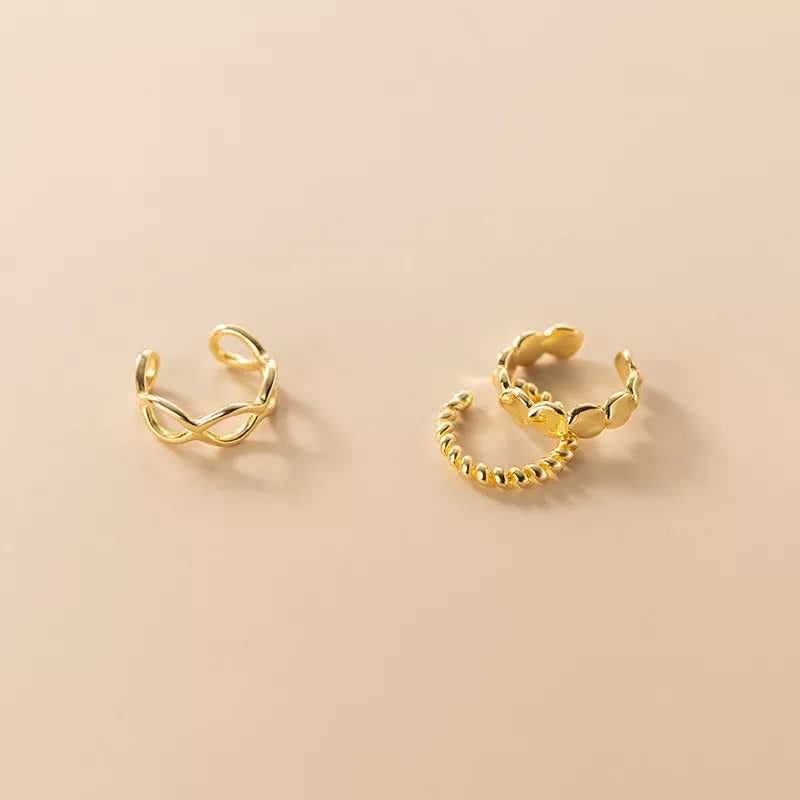 Anyco Fashion Earrings Spring Gold 925 Sterling Luxury Zircon Simple Pendant Charm Stud for Women Jewelry Accessories-Earrings-PEROZ Accessories