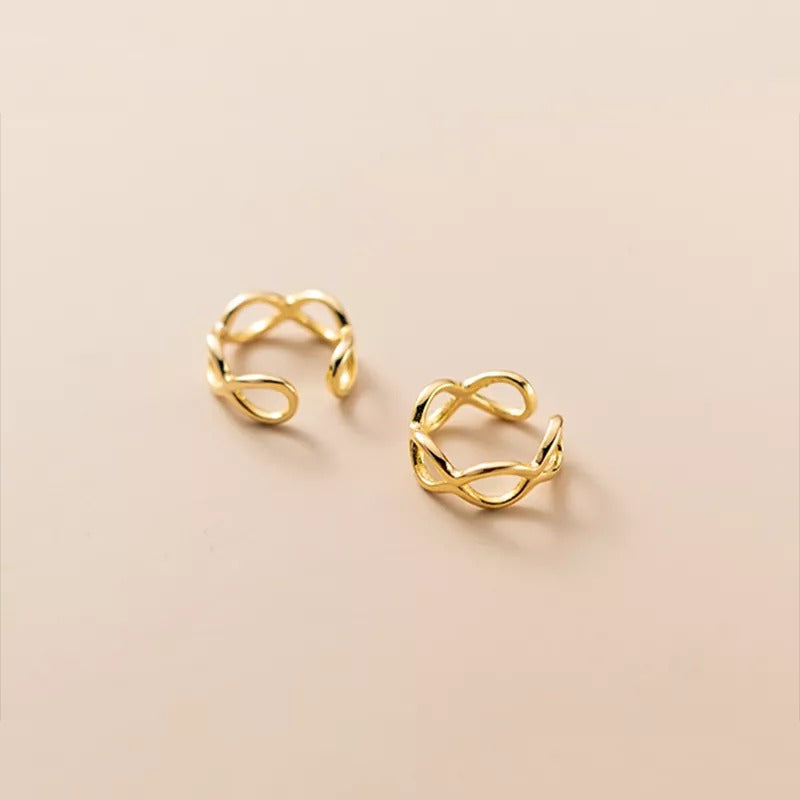Anyco Fashion Earrings Spring Gold 925 Sterling Luxury Zircon Simple Pendant Charm Stud for Women Jewelry Accessories-Earrings-PEROZ Accessories