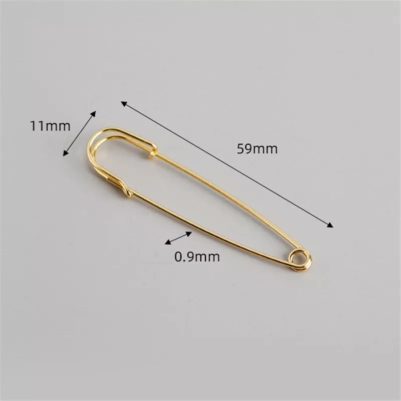 Anyco Earrings Gold Plated Punk Personality Minimalist Pin Stud For Women Girl Teen Fashion Stylish Accessories Jewelry Gifts-Earrings-PEROZ Accessories