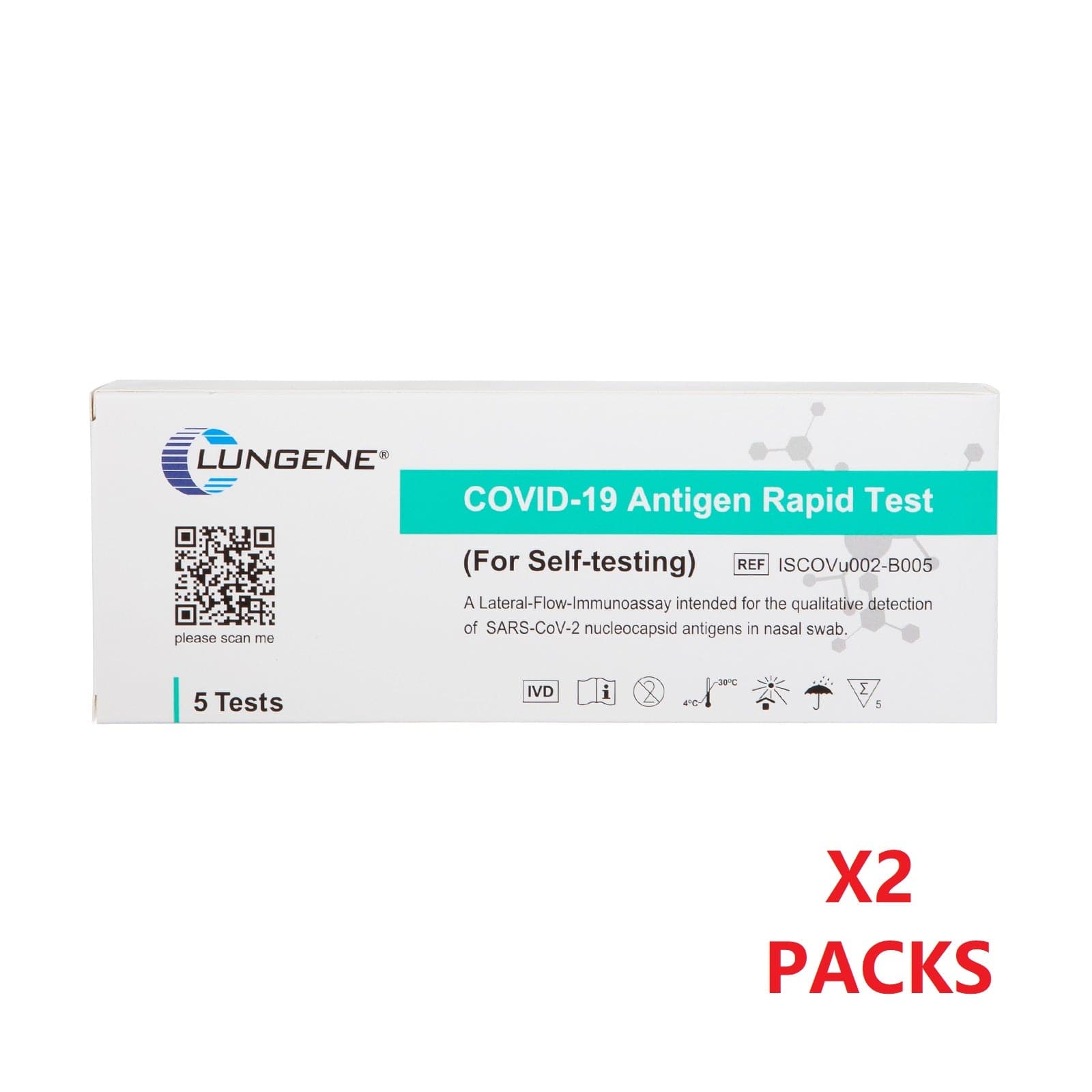 10 Pack Clungene COVID 19 Rapid Antigen Test-Other-PEROZ Accessories