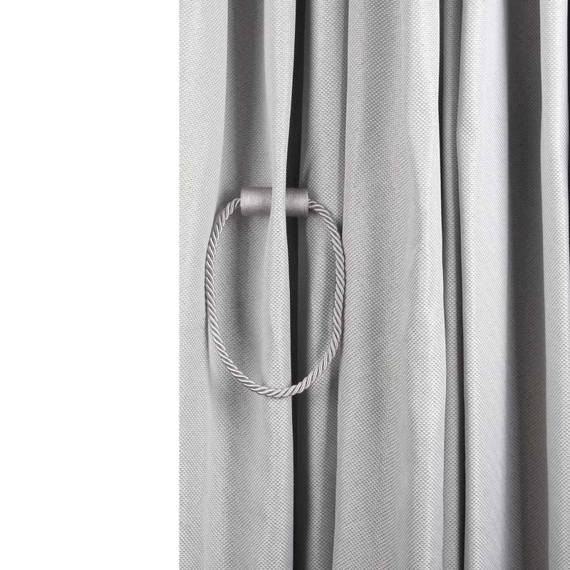 Anyhouz Curtain Tie Black Magnetic Curtain Tieback Room Accessories Cylinder Hanging Ball Curtain Decoration-Curtain Tie-PEROZ Accessories