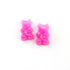 Anykidz 10pcs Gradient Pink Bear Shoe Charm Accessories Jeans Clogs Pendants Designer Ornament Jibbitz for Crocs-Shoe Charms-PEROZ Accessories