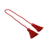Anyhouz Curtain Tie Red Tassel Curtain Gold Tiebacks for Curtains Rope Holder Accessories-Curtain Tie-PEROZ Accessories
