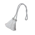 Anyhouz Curtain Tie White Tassel Curtain Gold Tiebacks for Curtains Rope Holder Accessories-Curtain Tie-PEROZ Accessories