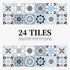 Anyhouz Wallpaper Sky Blue 15cmx15cm 24 Pcs Modern Retro Style PVC Tile Stickers Waterproof Self Adhesive Wall Home Decor-Wallpaper-PEROZ Accessories