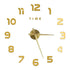 Anyhouz Wall Clock Gold Design G 37 Inch 3D Diy Mirror Wall Clock Acrylic Sticker Fashion Quartz Clocks Watch Home Decoration-Wall Clocks-PEROZ Accessories