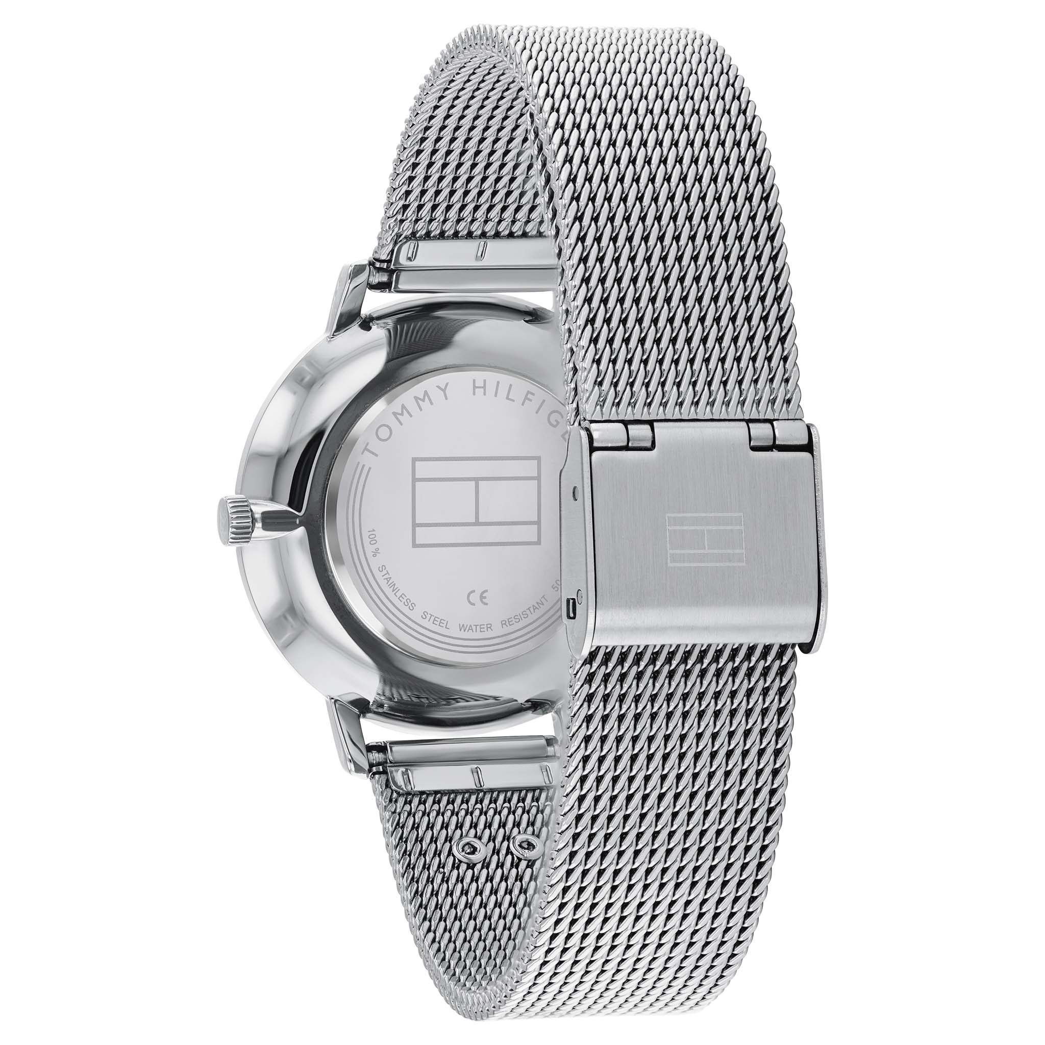 Tommy Hilfiger Stainless Steel White Dial Ladies Watch - 1782288-Quartz Watches-PEROZ Accessories