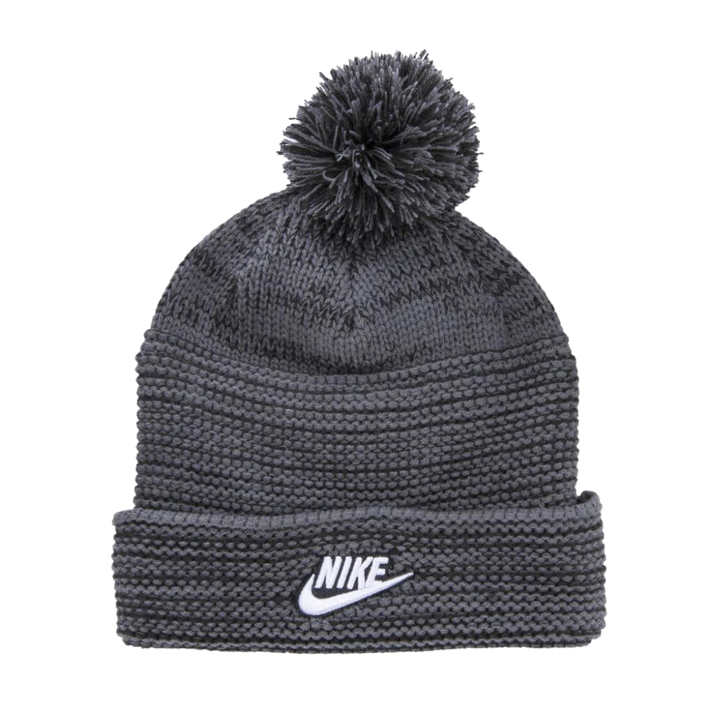 Nike NSW Cuffed Pom Cap Grey-Fashion-PEROZ Accessories