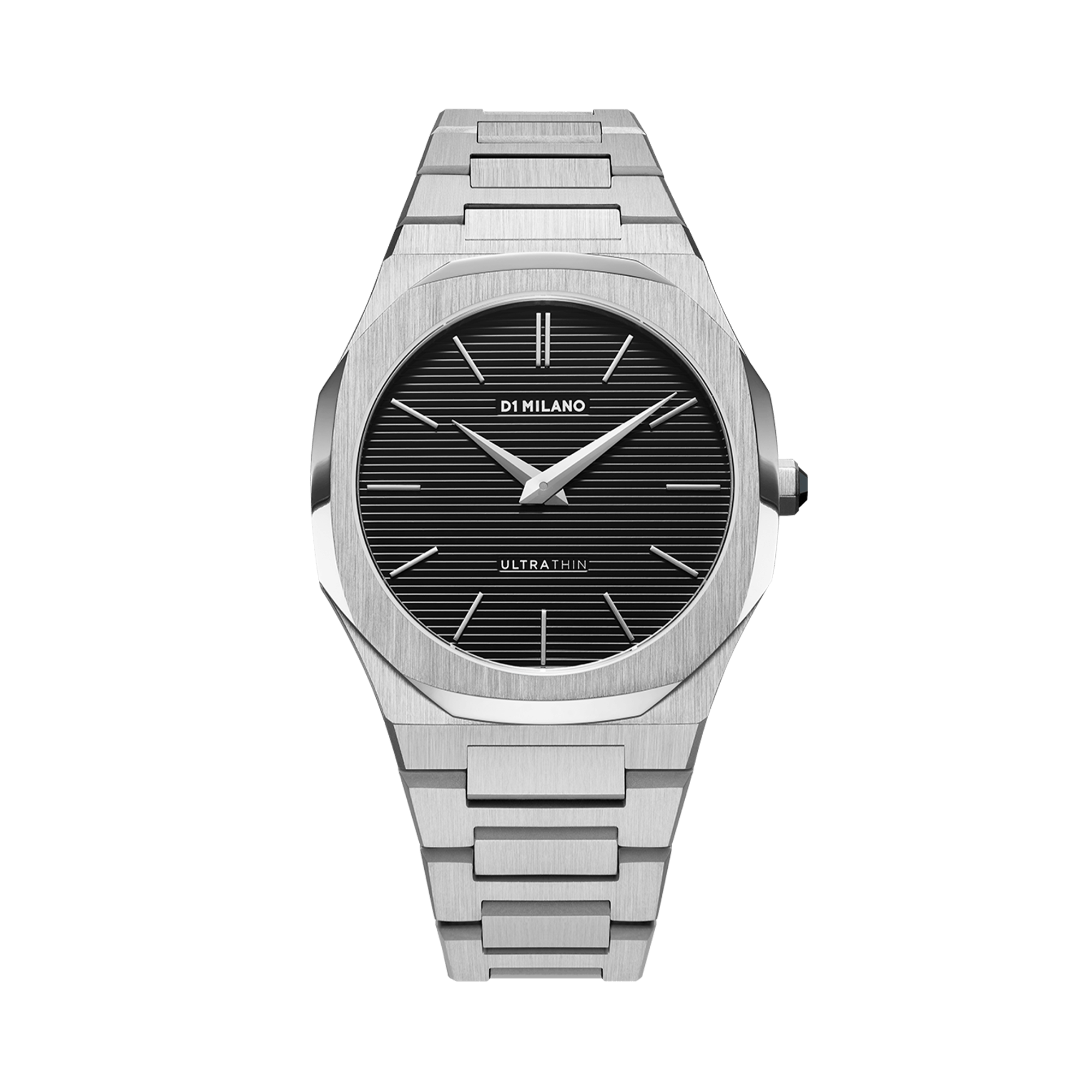 D1 Milano Ultra Slim 40mm Black Stripe Watch-Quartz Watches-PEROZ Accessories