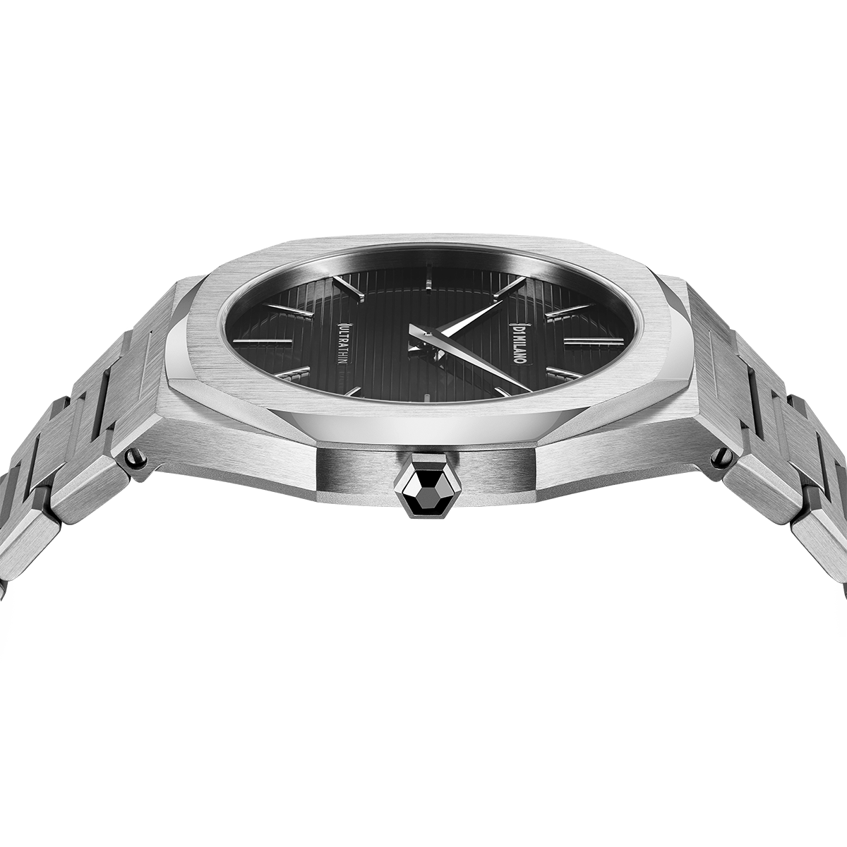 D1 Milano Ultra Slim 40mm Black Stripe Watch-Quartz Watches-PEROZ Accessories